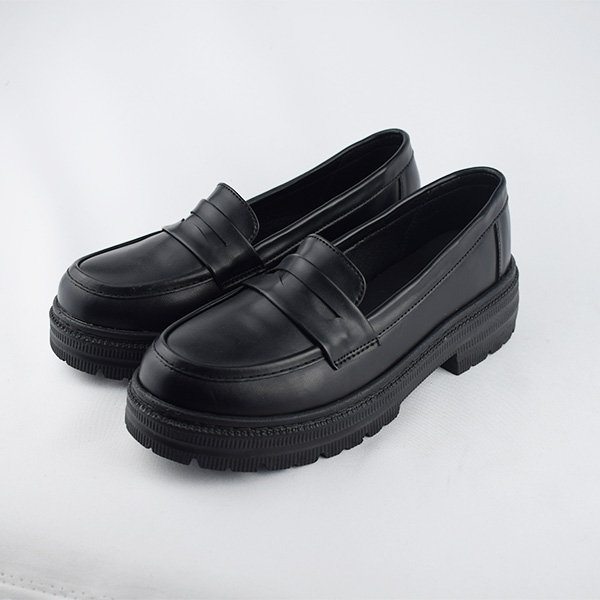 Chaussure pour femme 0160-1 noir..........      derbie et chaussure femme Maroc